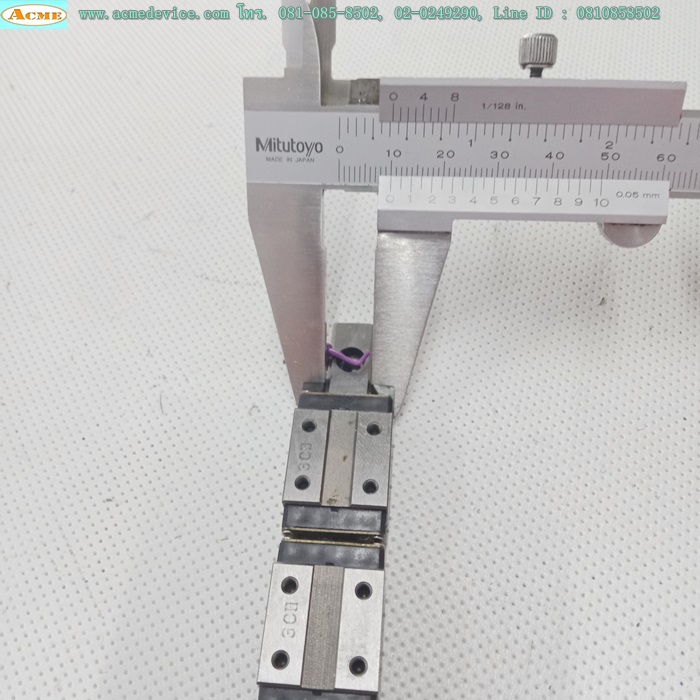 Linear Block and Rail THK รุ่น HSR10, รางสไลด์ขนาด 10 mm x 95 mm. (2 Block)