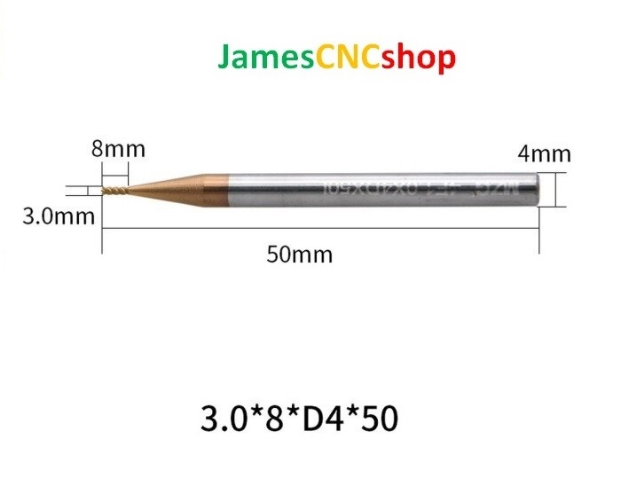 1PC 4 ฟัน HRC 55เครื่องกลึง CNC Endmill Bits ทังสเตนสแตนเลสสตีลเครื่องจักรกลโลหะผสมโลหะทำงานคาร์ไบด์มิลลิ่งเครื่องตัด