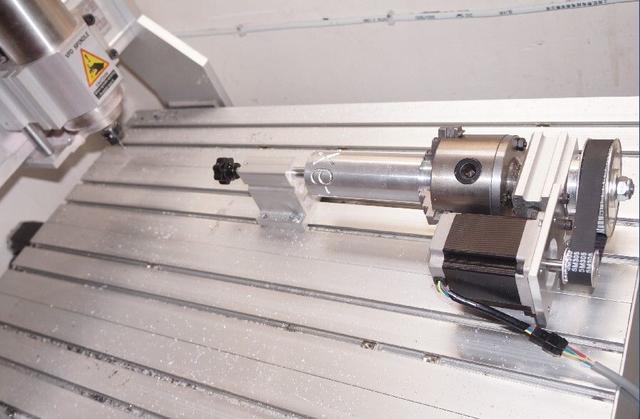 Mini CNC 3020 4 Axis ชิ้นงาน X 200mm Y300 mm Z 45 mm 4 แกน Spindle 500W
