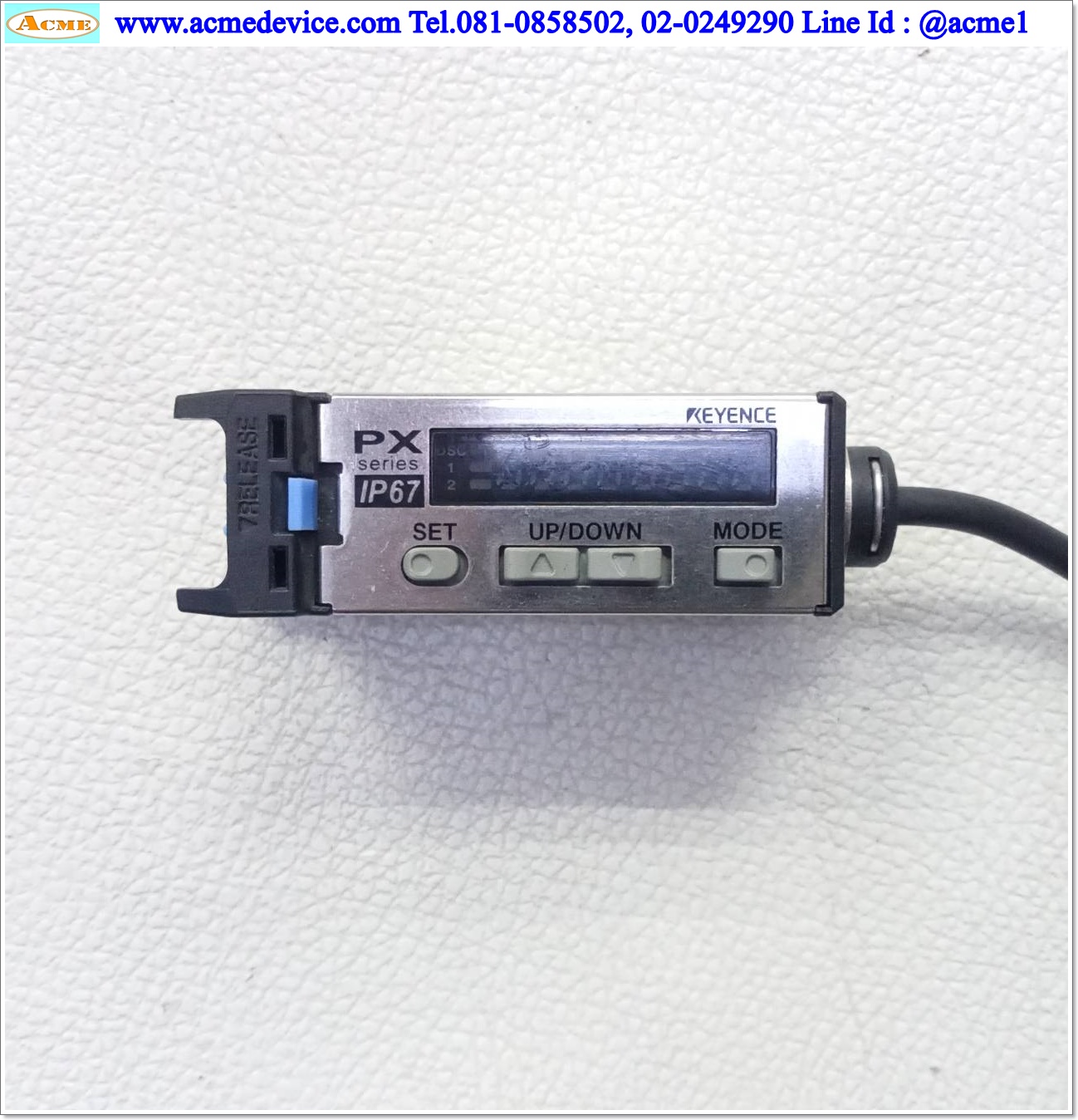 Photoelectric Amp Keyence รุ่น PX-10, NPN, LIGHT-ON / DARK-ON