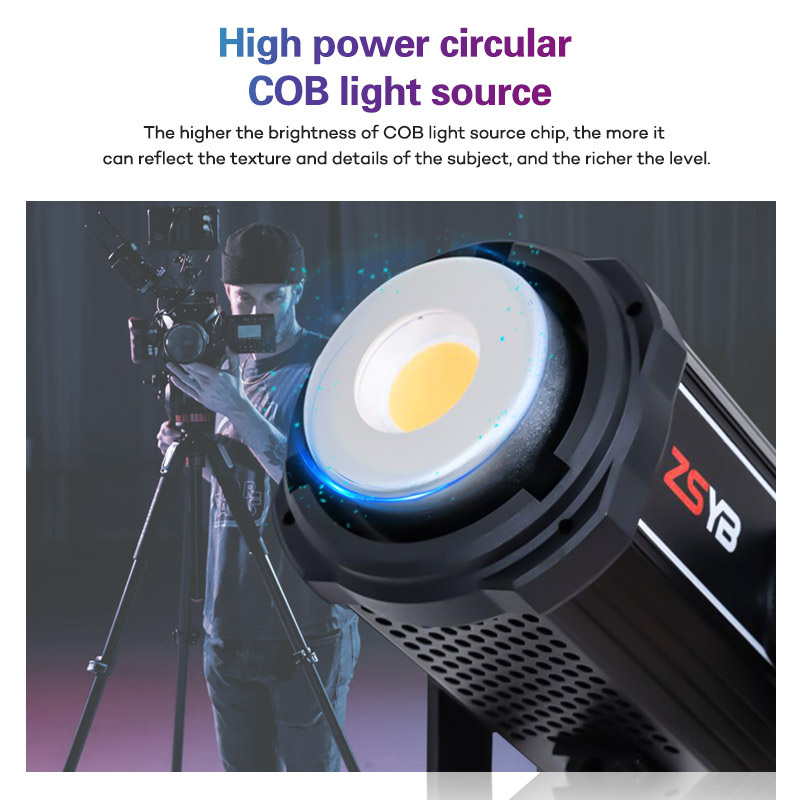 [พรีออเดอร์] ไฟสตูดิโอสำหรับถ่ายภาพและวีดีโอ ZSYB Y200D/Y200S Video Light COB Light Bi-color