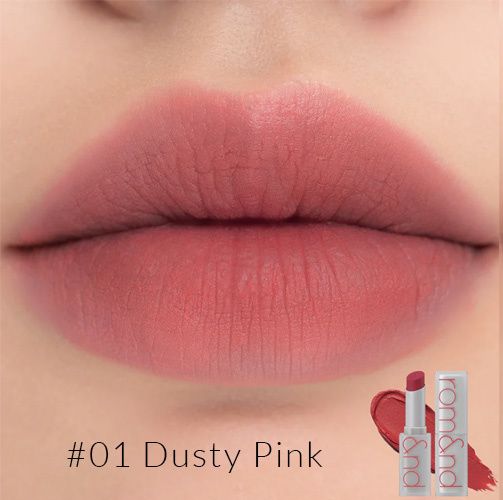 ลิปโรแมนด์ Romand Zero Matte Lip #01 dusty pink