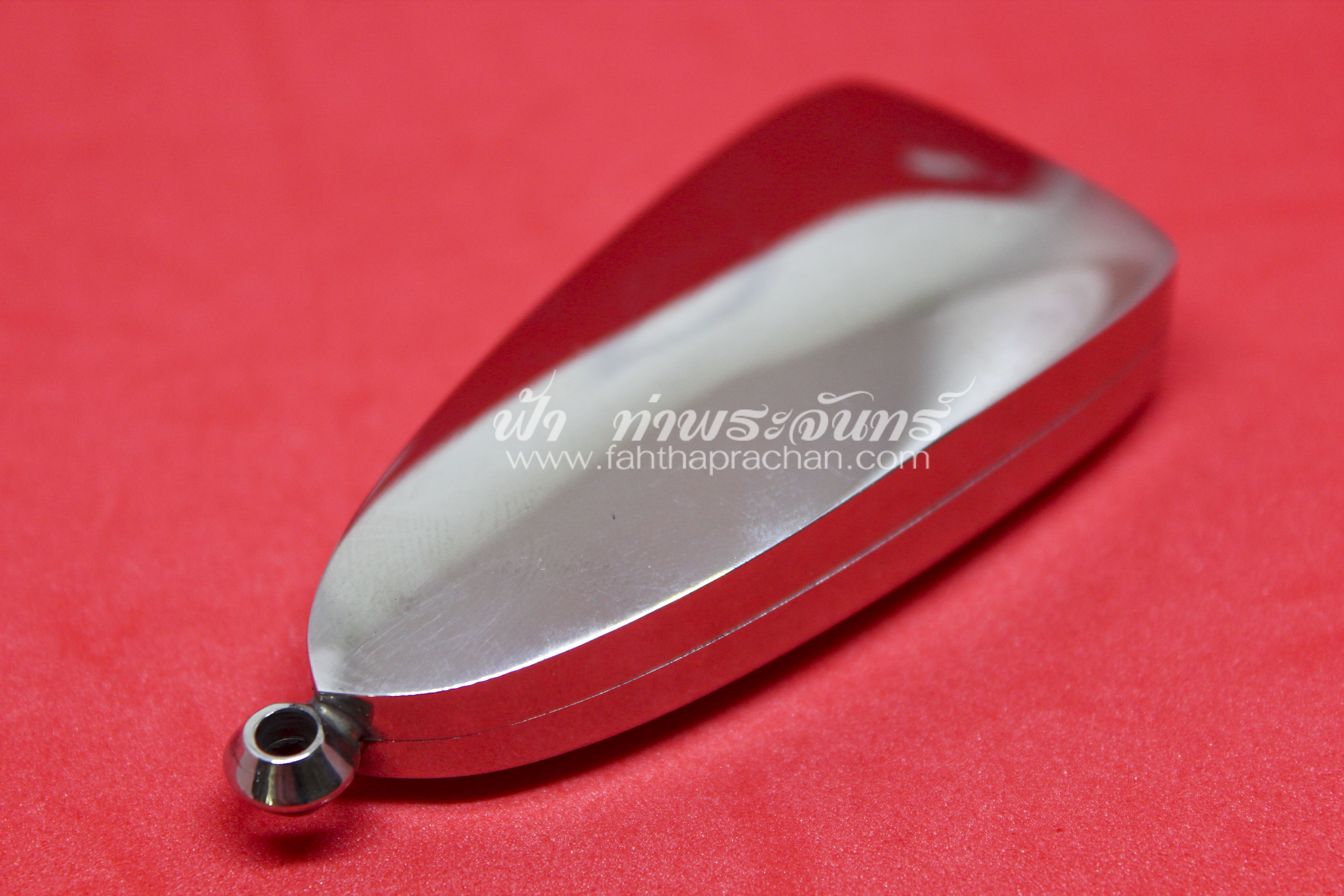 ตลับพระหูยาน หน้าเดียว สแตนเลสพุก