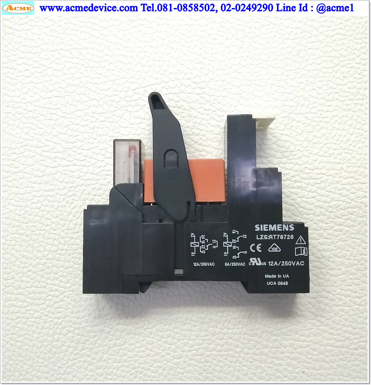 Relay Schrack รุ่น RT314024, Coil 24Vdc