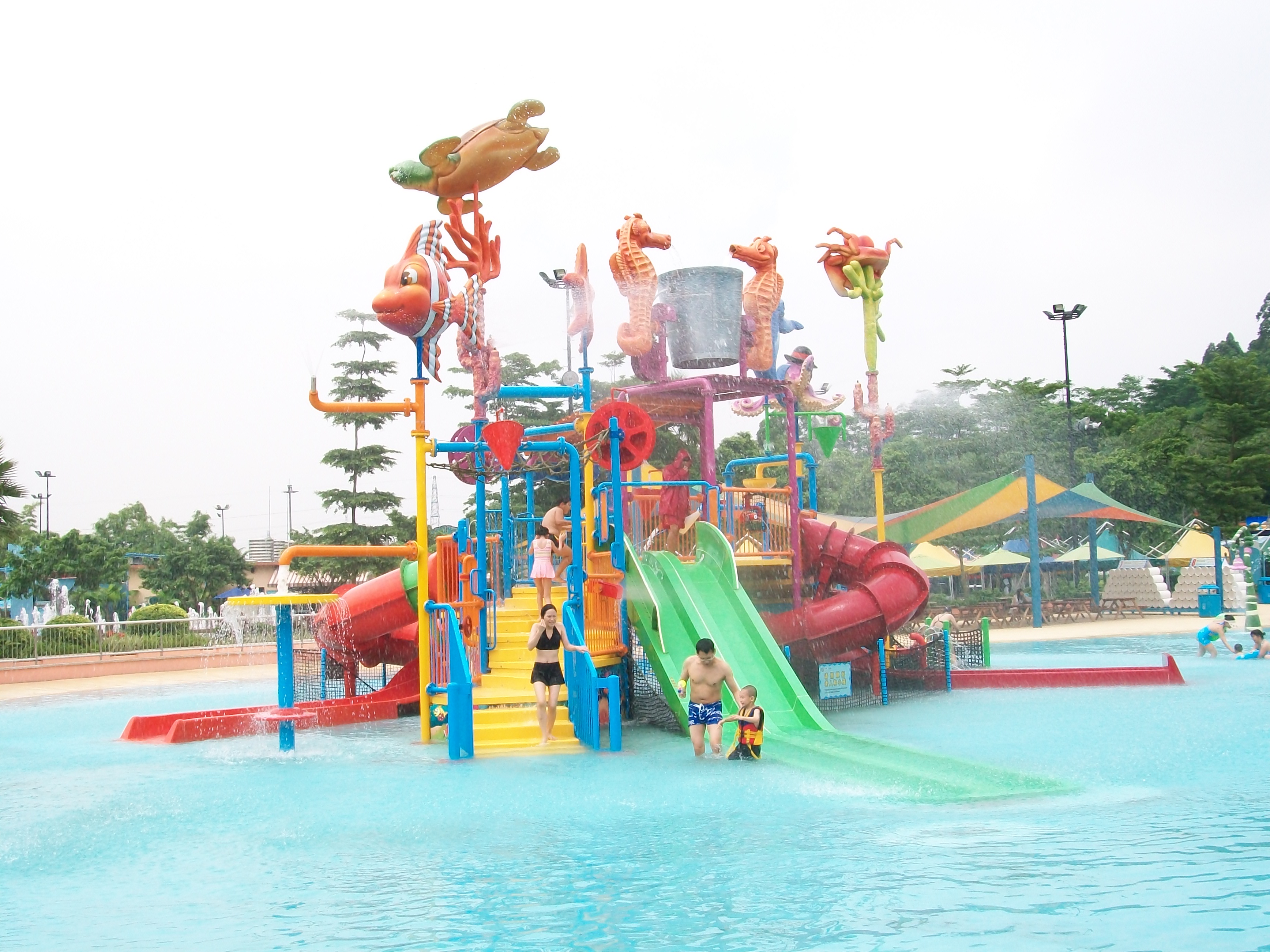 เครื่องเล่นสวนน้ำ ชุด SEA ANIMAL WATER PLAY