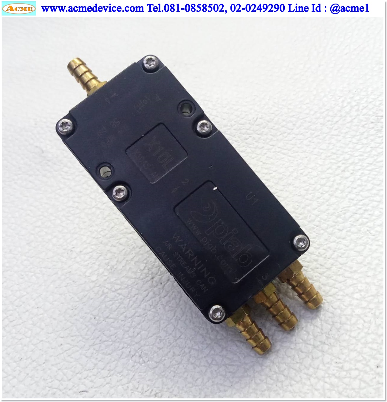 Vacuum Ejector PIAB รุ่น X10L,X10A5-AN, 0.4MPa, Max Vacuum -94kpa