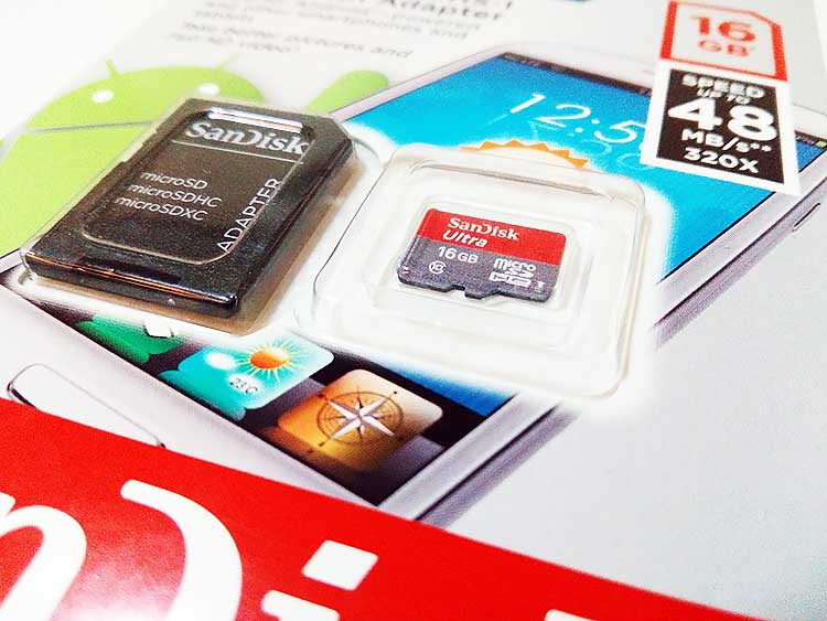 Memory Card Micro SD class10 พร้อม Adaptor SD Card SanDisk แท้