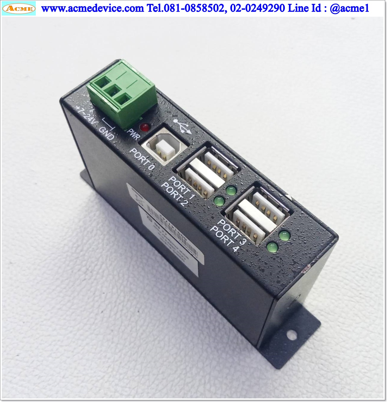 Hub USB Coolgear รุ่น USBG-4u2ml, 4 Port