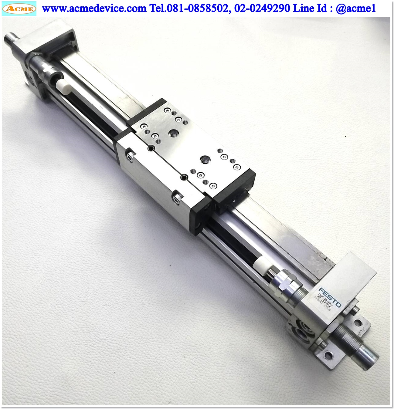 Rodless Festo รุ่น DGC-25-200-KF-YSRW-A, Bore 25 mm., Stroke 200 mm.