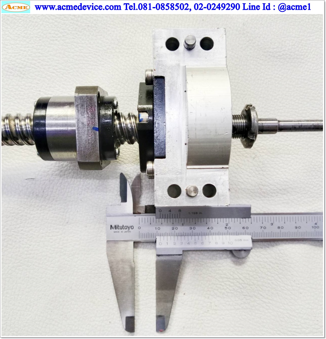 Ball Screw ??? รุ่น ???, ขนาดเพลา 16 x 660 mm., Stroke 510 mm., Pit 12 mm.