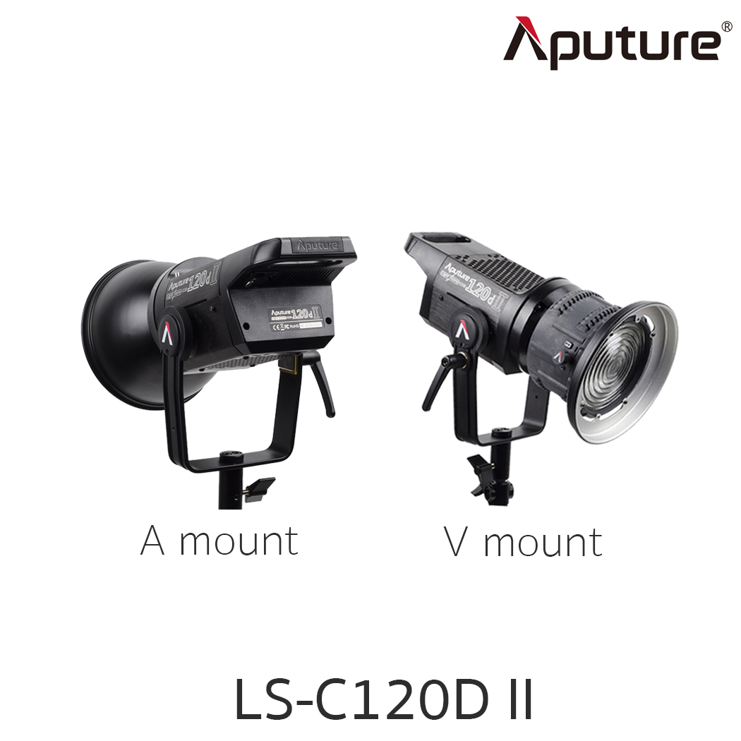 Aputure Light Storm LS C120D II LED Light Kit with (V-Mount,A Mount ) Battery Plate
