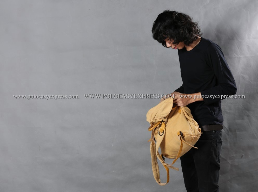 เสื้อยืด สีดำ คอกลม แขนยาว Size 2XL