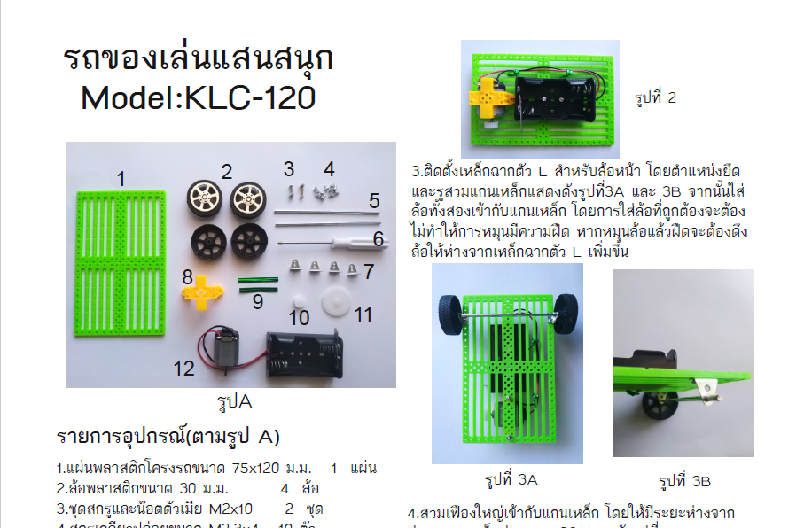 รถของเล่นแสนง่าย