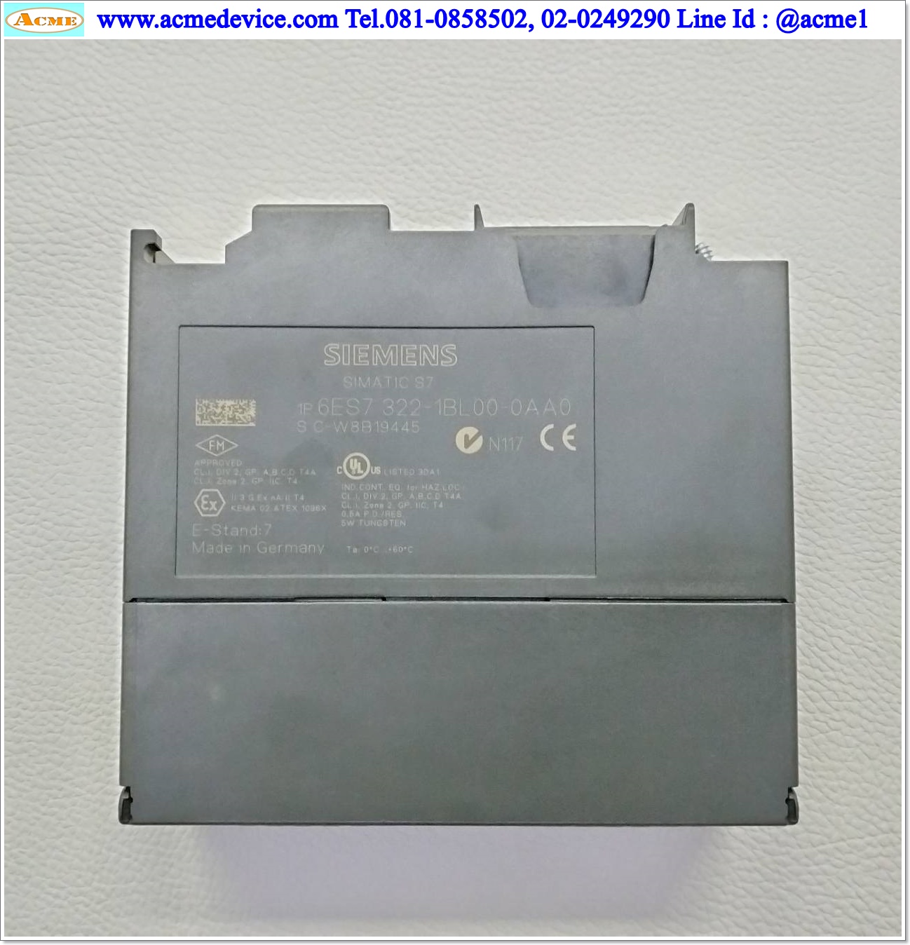 PLC Siemens Simatic รุ่น 6ES7322-1BL00-0AA0