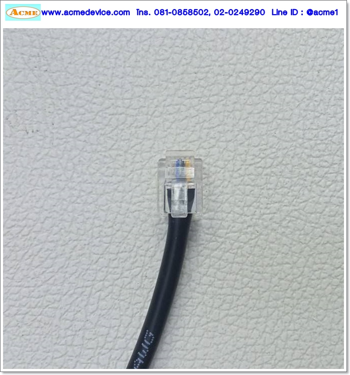 Cable Link Touch screen รุ่น OP-86917, For PLC KV/KZ , 5m, RS232 (น้ำเงิน=TXD, เหลือง=RXD, ดำ=SG)