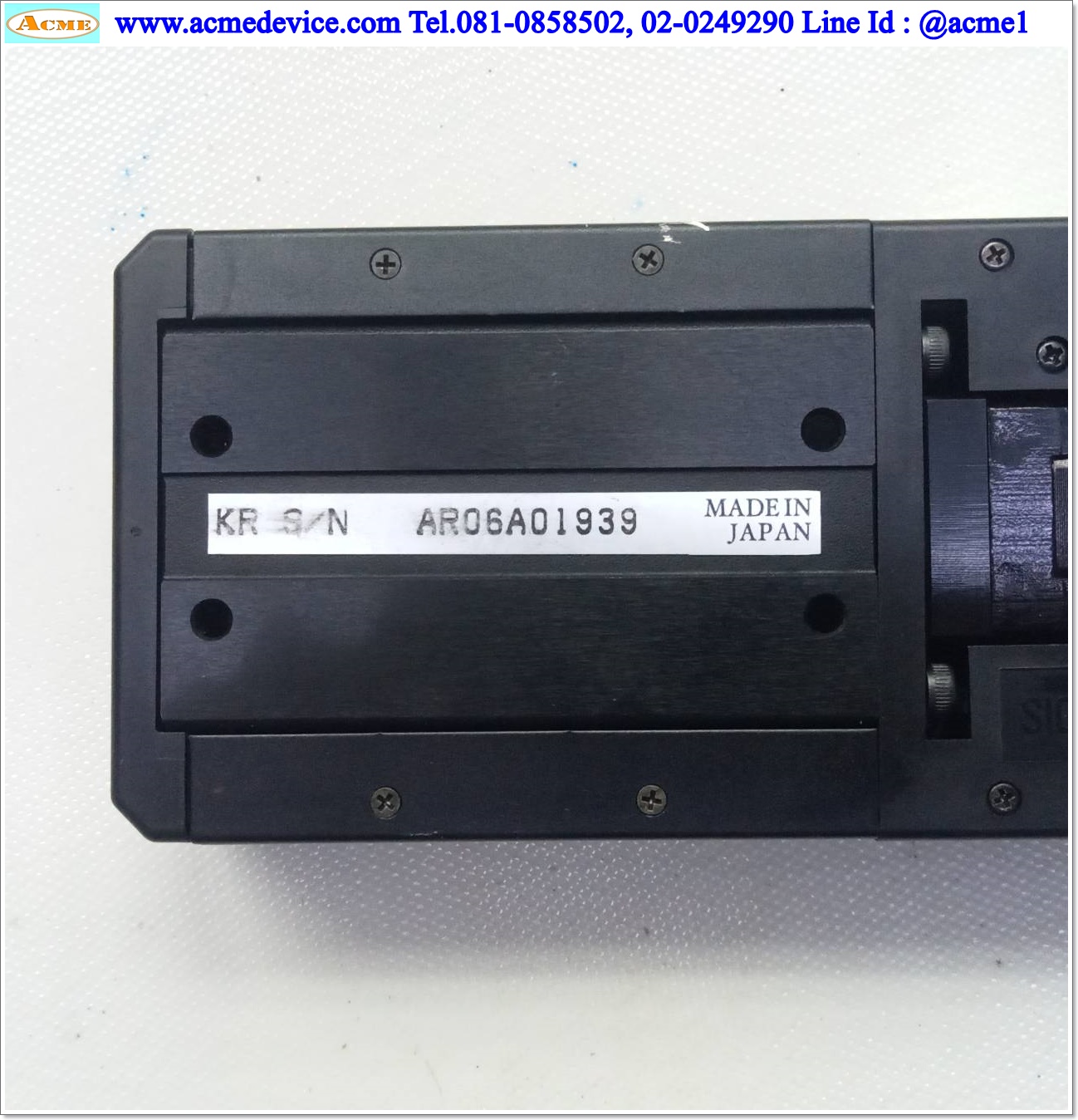 Linear Stage Sigma Koki รุ่น SGSP20-20, ขนาด 60 x 60 mm., Stroke 20 mm., Built-in Stepping 5-Phase, 0.66A, Motorized Stages