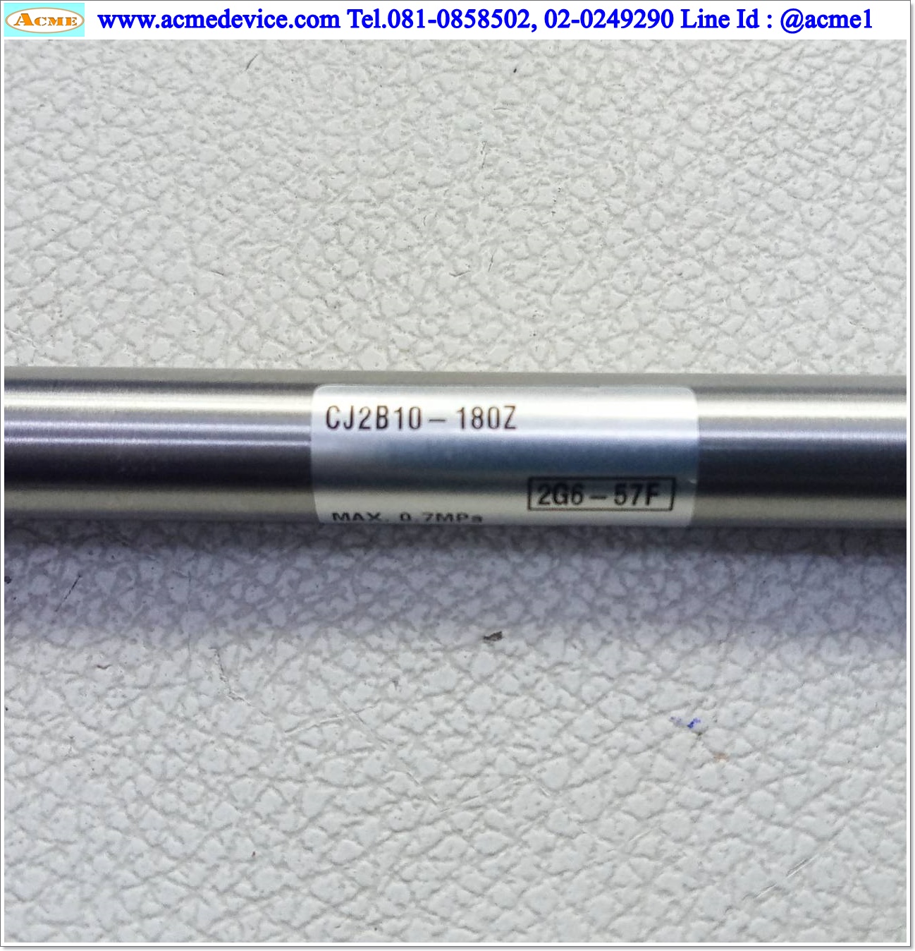 Air Cylinder SMC รุ่น CJ2B10-180Z, Bore 10 mm, Stroke 180 mm