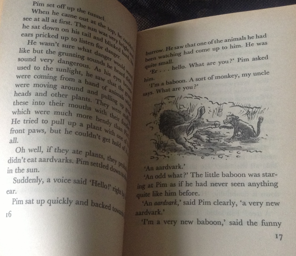 The Aardvark Who Wasn't Sure by Jill Tomlinson ราคา 100