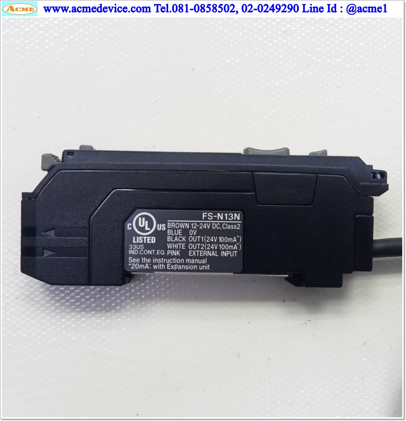 Fiber Amp Keyence รุ่น FS-N13N, NPN