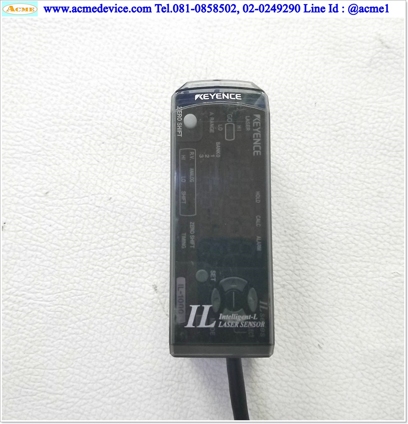 Laser Amp Keyence รุ่น IL-1000, NPN, PNP, NO/NC, Analog Out 1-5V, -5V, 4-20mA