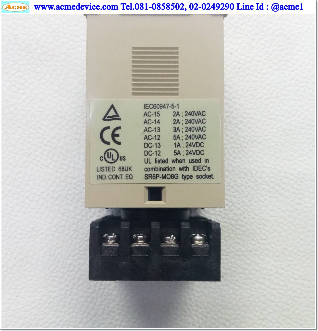 Timer Idec รุ่น GE1A-C10HAD24, 0.1s - 10h, 24V