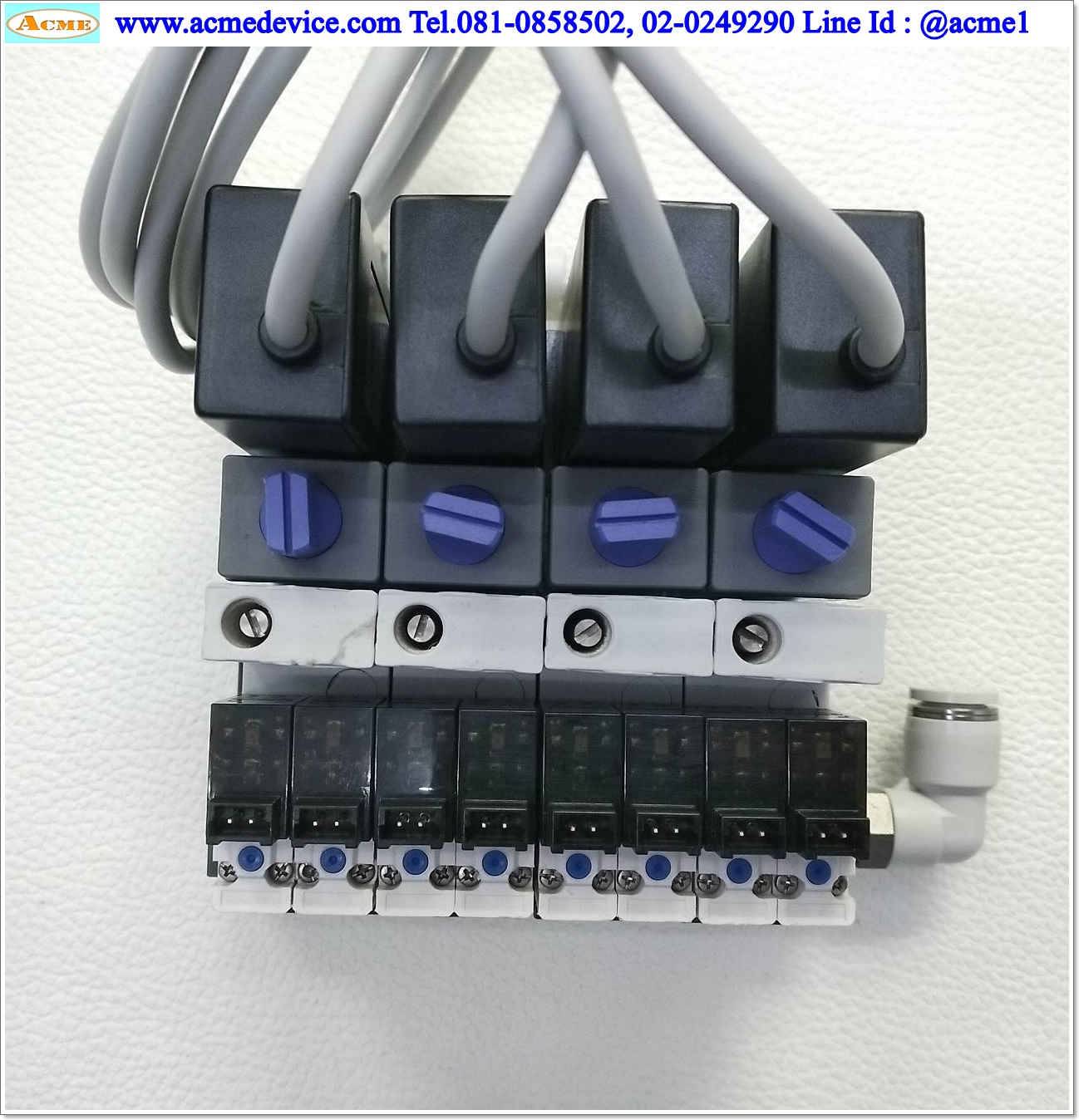 Vacuum Ejector Convum รุ่น MC22 series + V23C-NGA (4), -87kPa, 24Vdc