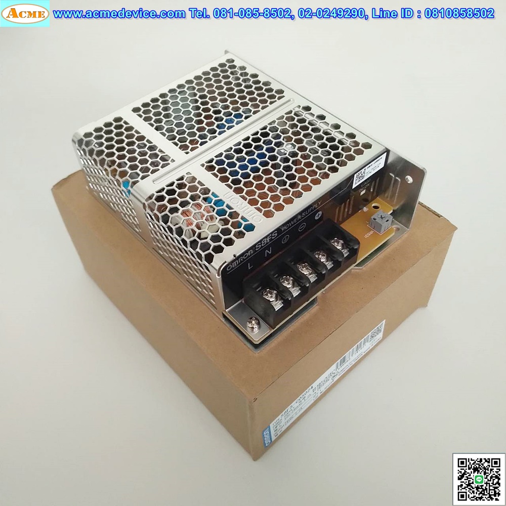 Power Supply Omron รุ่น S8FS-C05024, Output 24V, 2.2A, 50w