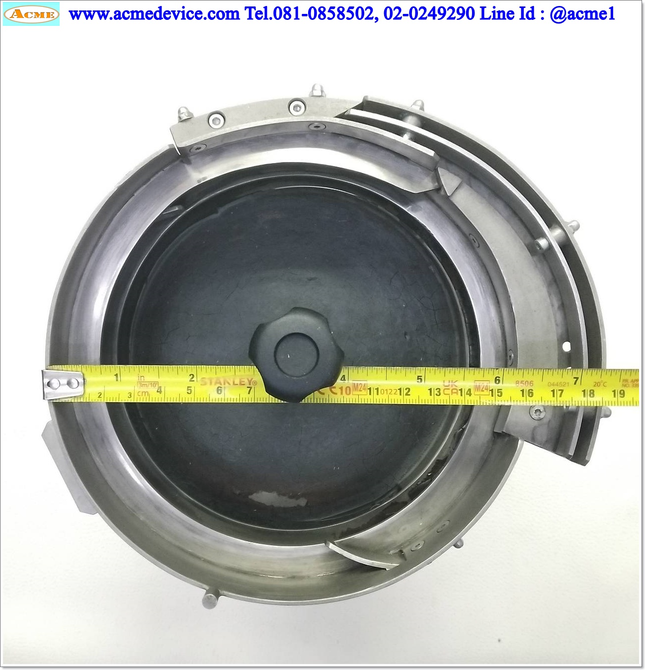 Bowl Feeder RNA รุ่น SRC-N 160-2 R, ขนาด 185 x 220 mm. & Controller RLC 10-A3/65.2, 230V