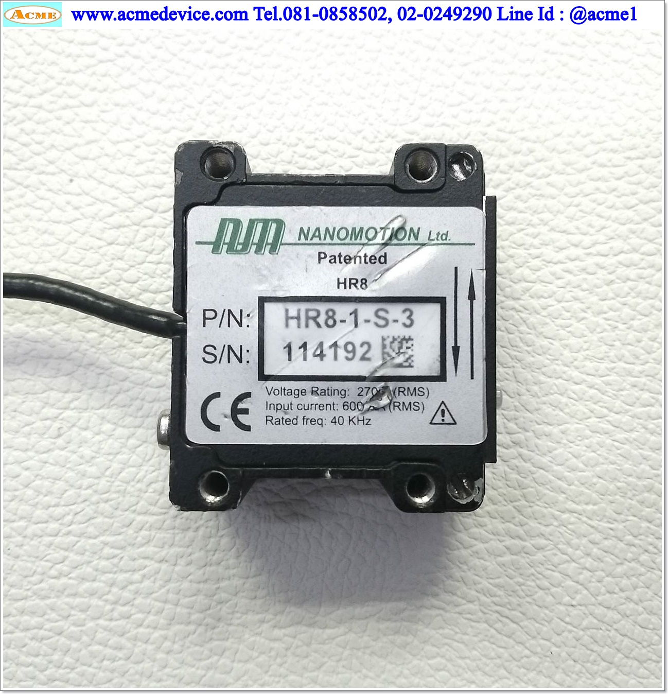 Nanomotion รุ่น HR8-1-S-3