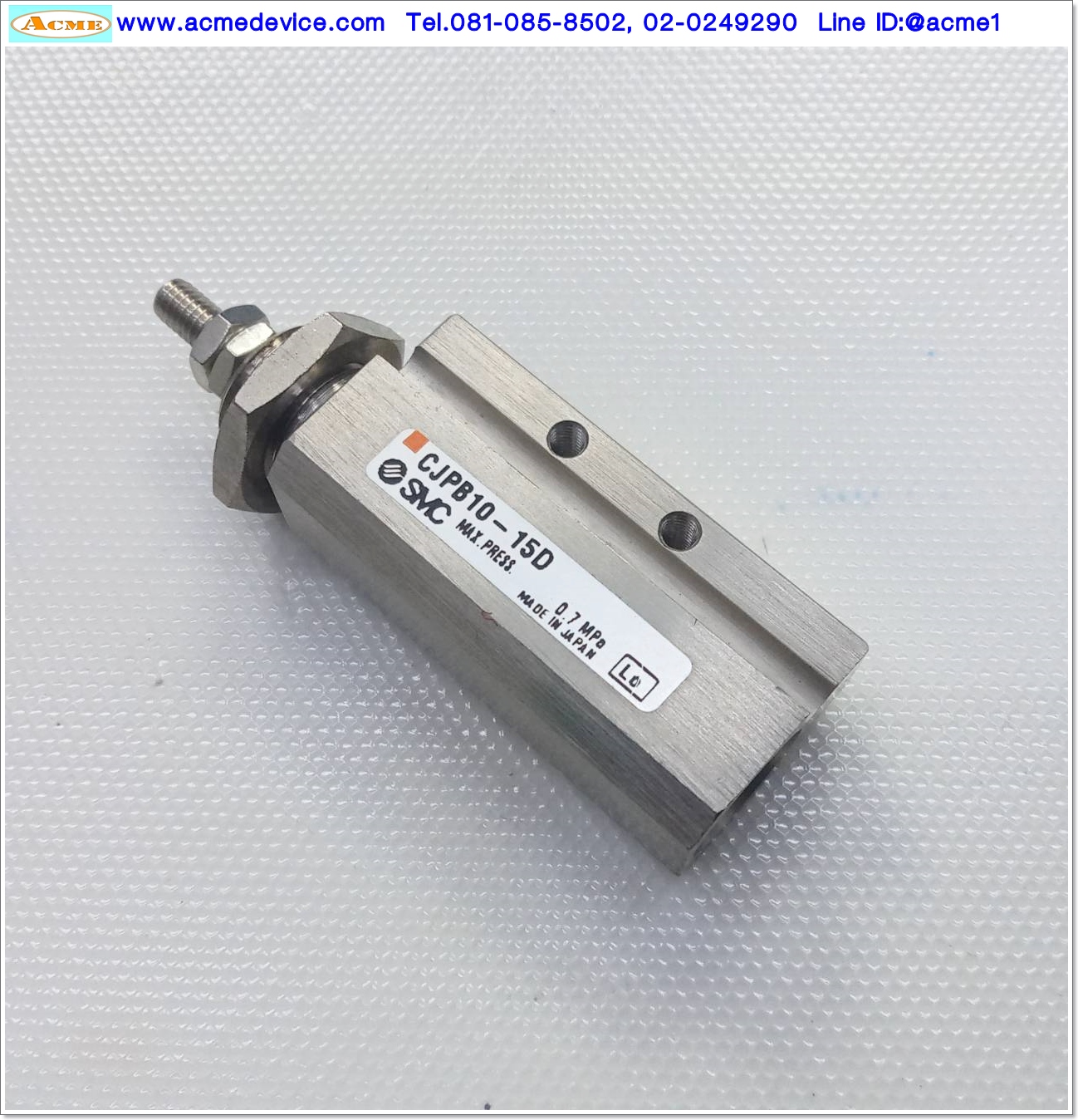 Air Cylinder SMC รุ่น CJPB10-15D, Bore 10 mm., Stroke 15 mm.