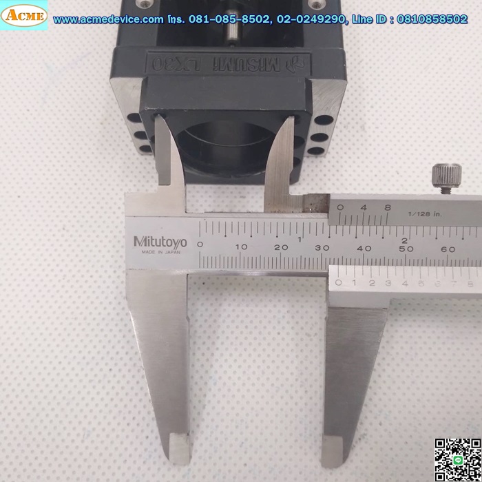 แกนสําเร็จรูป Ball Screw Misumi รุ่น LX30, ขนาด 80 x 530 mm, Stroke 320 mm, Pit 10