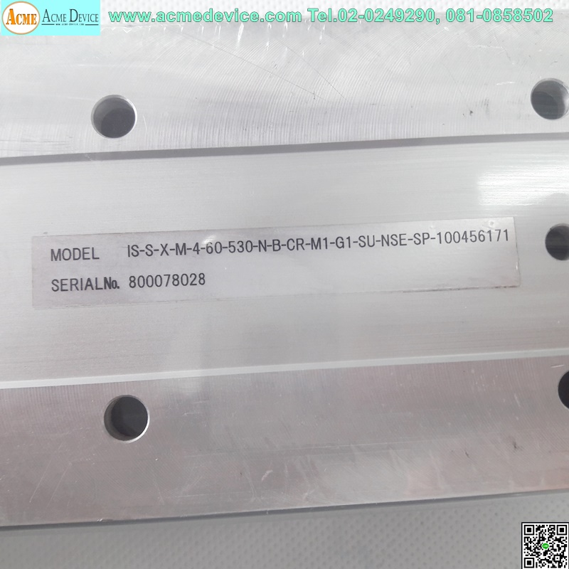 Slider IAI รุ่น IS-S-X-M-4-60-530-N-B-CR-M1-G1-SU-NSE-SP-100456171, Stroke 530 mm.