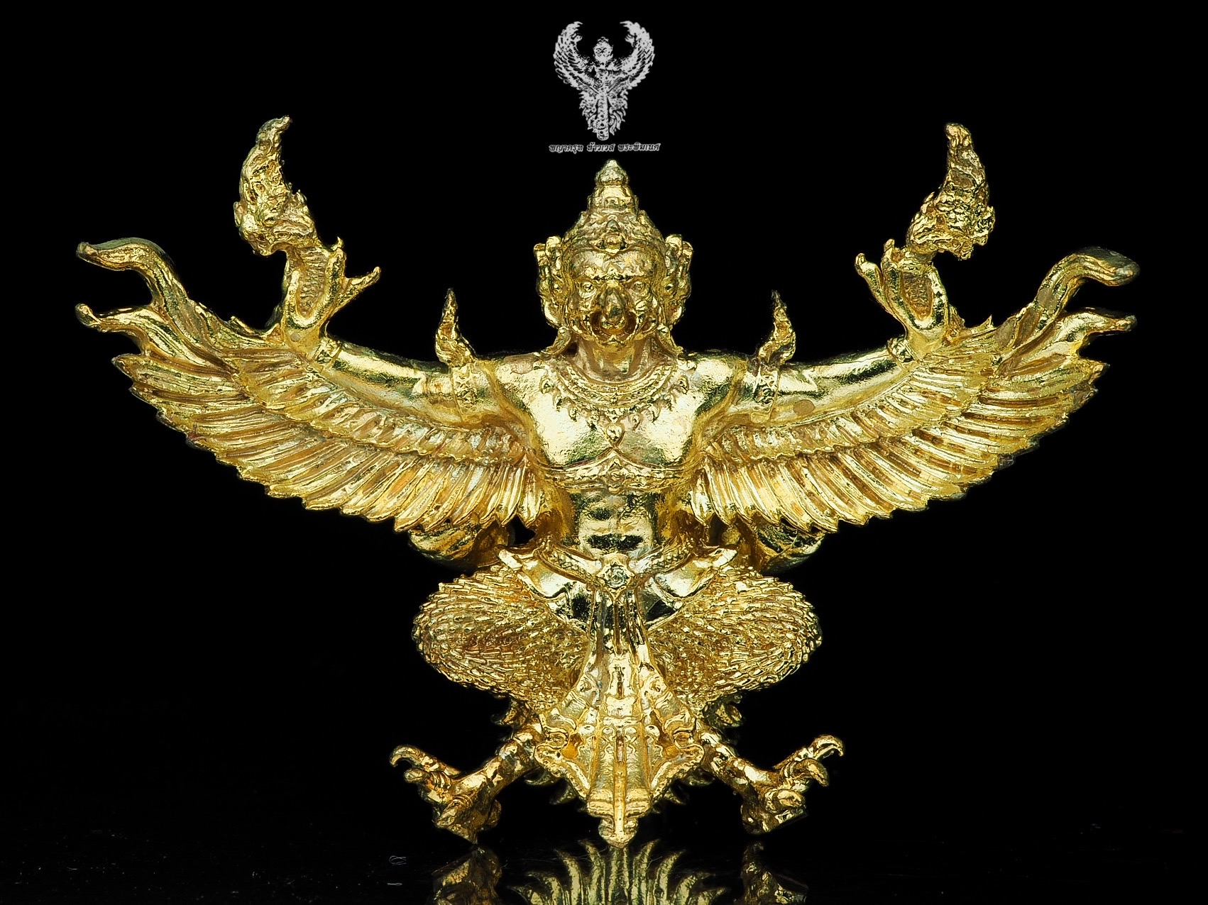พญาครุฑทรงฤทธิ์บังเกิดทรัพย์ ที่รฤกวาระเปิดศาลพ่อปู่พญาครุฑ รุ่น2 เมื่อวันที่ 21มค.61 เนื้อทองเบญจา