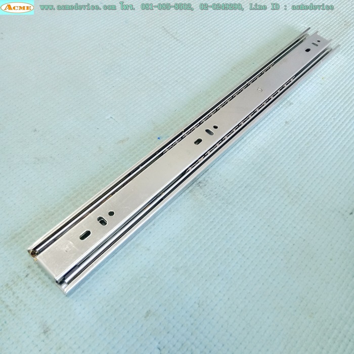 รางสไลด์, รางลิ้นชักลูกปืนขนาด 45 mm. x 400 mm., ระยะชัก 400 mm.