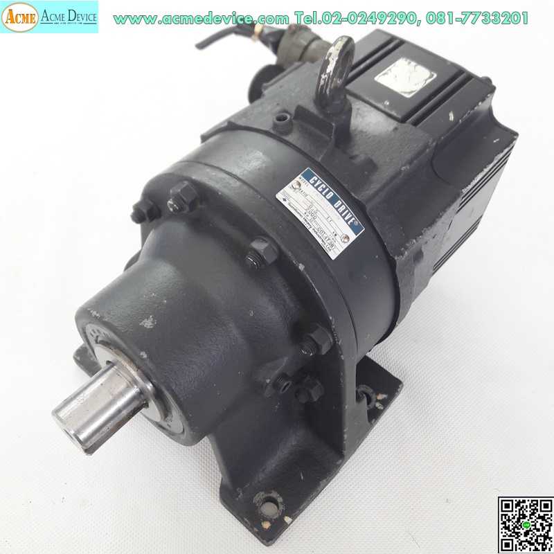 Servo Motor Mitsubishi รุ่น HC-SFS52G1H & Gear CNHM-4105-6, Ratio 6:1, 500W