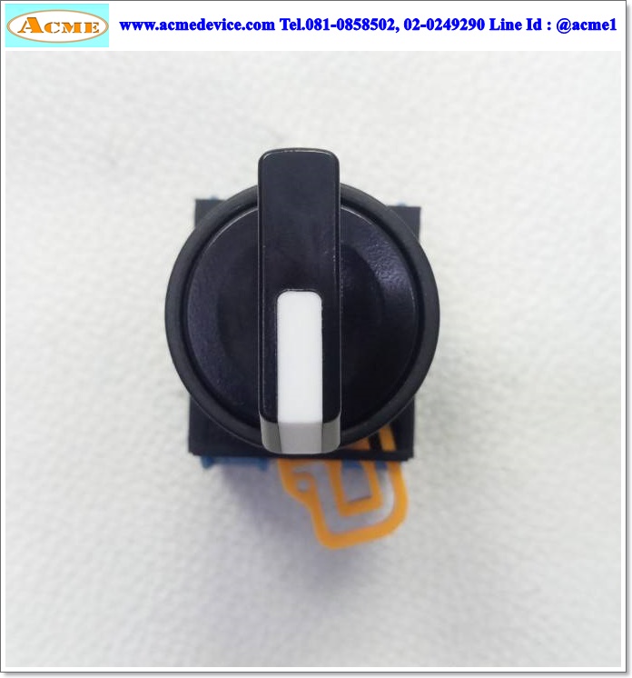 Selector Switch Idec รุ่น YW1S-3E20, 3 ทาง, 2NO