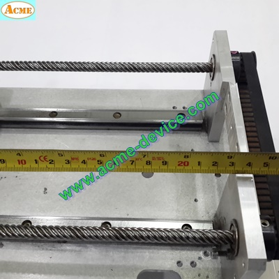 แกนสําเร็จรูป Reed Screw ??? รุ่น ???, ขนาด 200 mm. x 400 mm., Stroke 230, Pit 25 + Linear 15 mm. x 285 mm. (2)