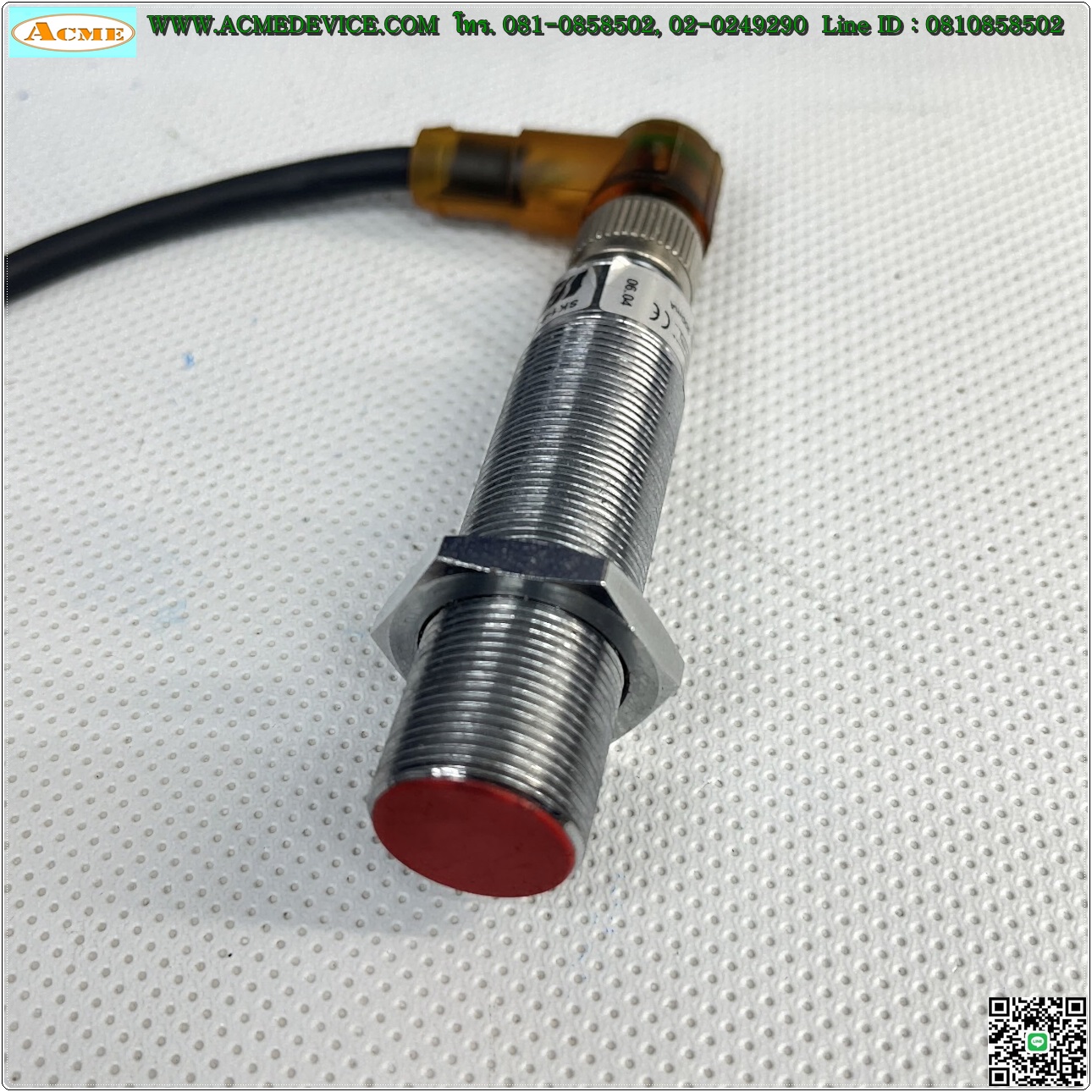 Proximity Balluff รุ่น SK1-8-M18-PBS-PVC-Y2 , M18, ระยะ 8mm, 4Wire, PNP, NO, Shielded, Capacitive