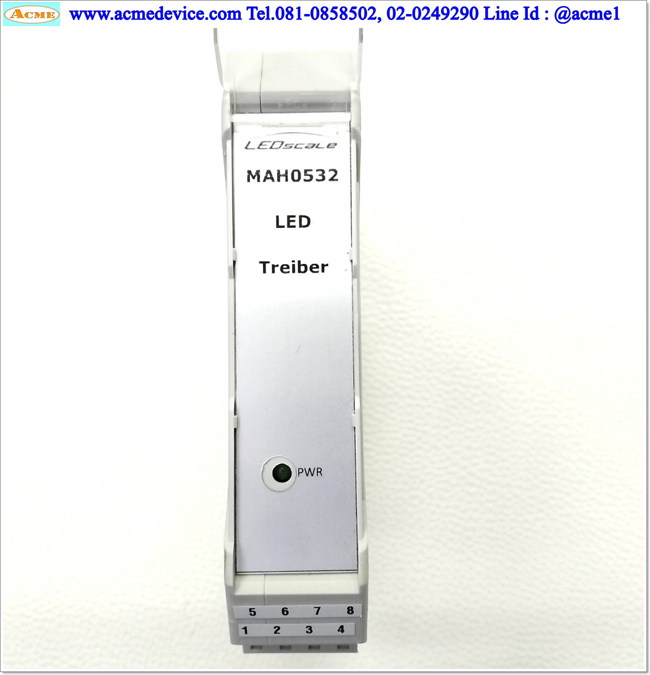 Constant Current LED Driver Diana รุ่น MAH0532-0350B, 20-30 Vdc, 8W, 350mA