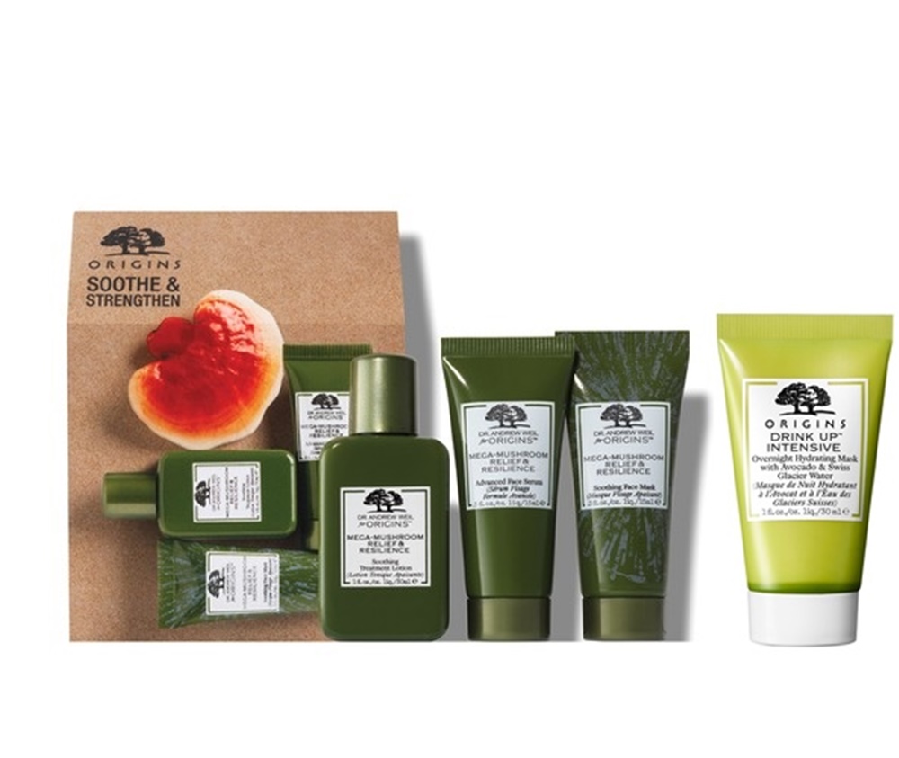 เซ็ทบำรุงผิวออริจินส์ ORIGINS - Set Soothe & Strengthen (4Items)