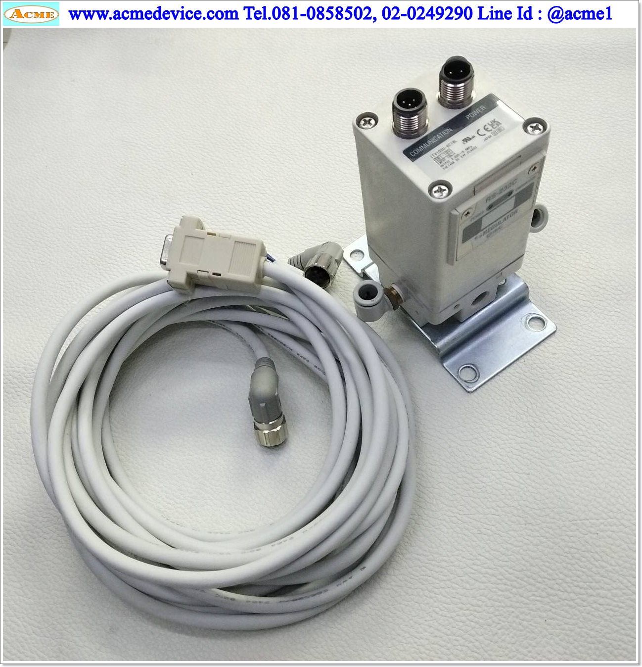 Regulator SMC รุ่น ITV1030-RC1BL, 0.005~0.5MPa, 24V, Input Signal RC (RS-232C Communication)