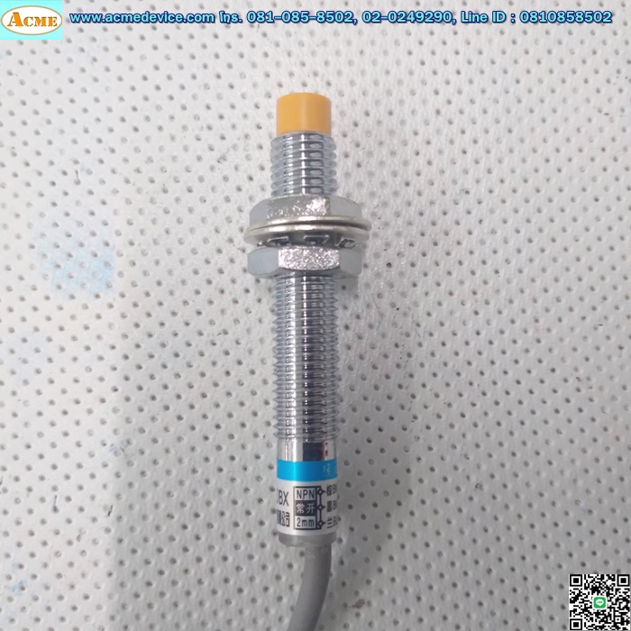 Proximity รุ่น LJ8A3-2-Z/BX, M8, ระยะ 2mm, NPN, NO, Unshielded, Inductive