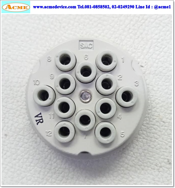 Multi connector SMC รุ่น DMK12S-04, Tube 4 mm, 12 Connecting