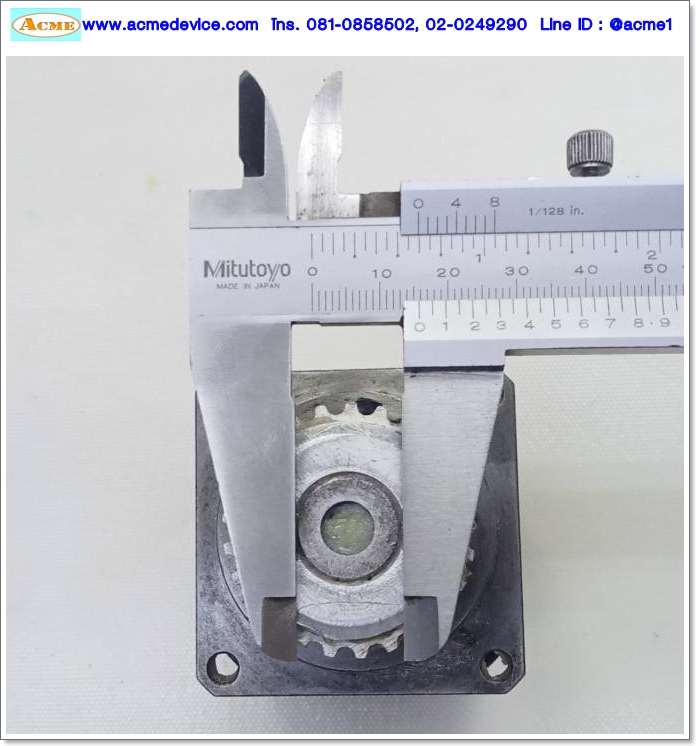 Gear Head Shangyang รุ่น SB60-05-S2-P2-L1, Ratio 5:1, (เพลาเข้า 14 mm., ออก 16 mm.), for 200W, 400W