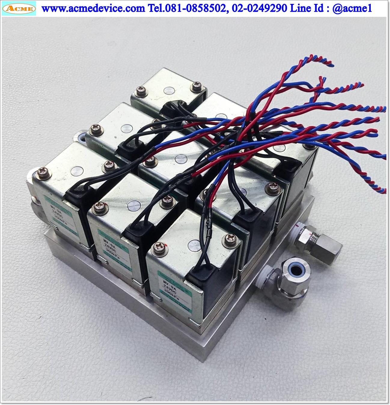 Solenoid Valve Takasago รุ่น MV-9A(9), 24Vdc