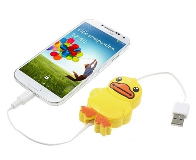 สายชาร์จซัมซุง USB เก็บได้รูปการ์ตูน