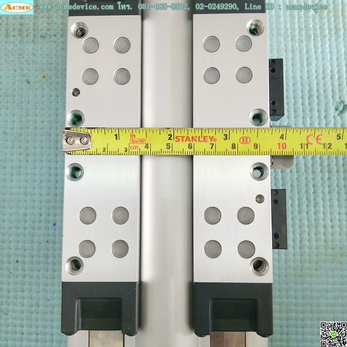 แกนสําเร็จรูป Ball Screw Parker รุ่น 404050XRMSD2HS, ขนาด 95 mm x 320 mm , แกนโต 16 mm, Stroke 65 mm, Pit 4 mm