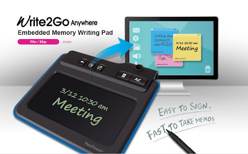 อุปกรณ์ลงลายเซ็น รุ่น Write2Go Anywhere (Win/Mac)