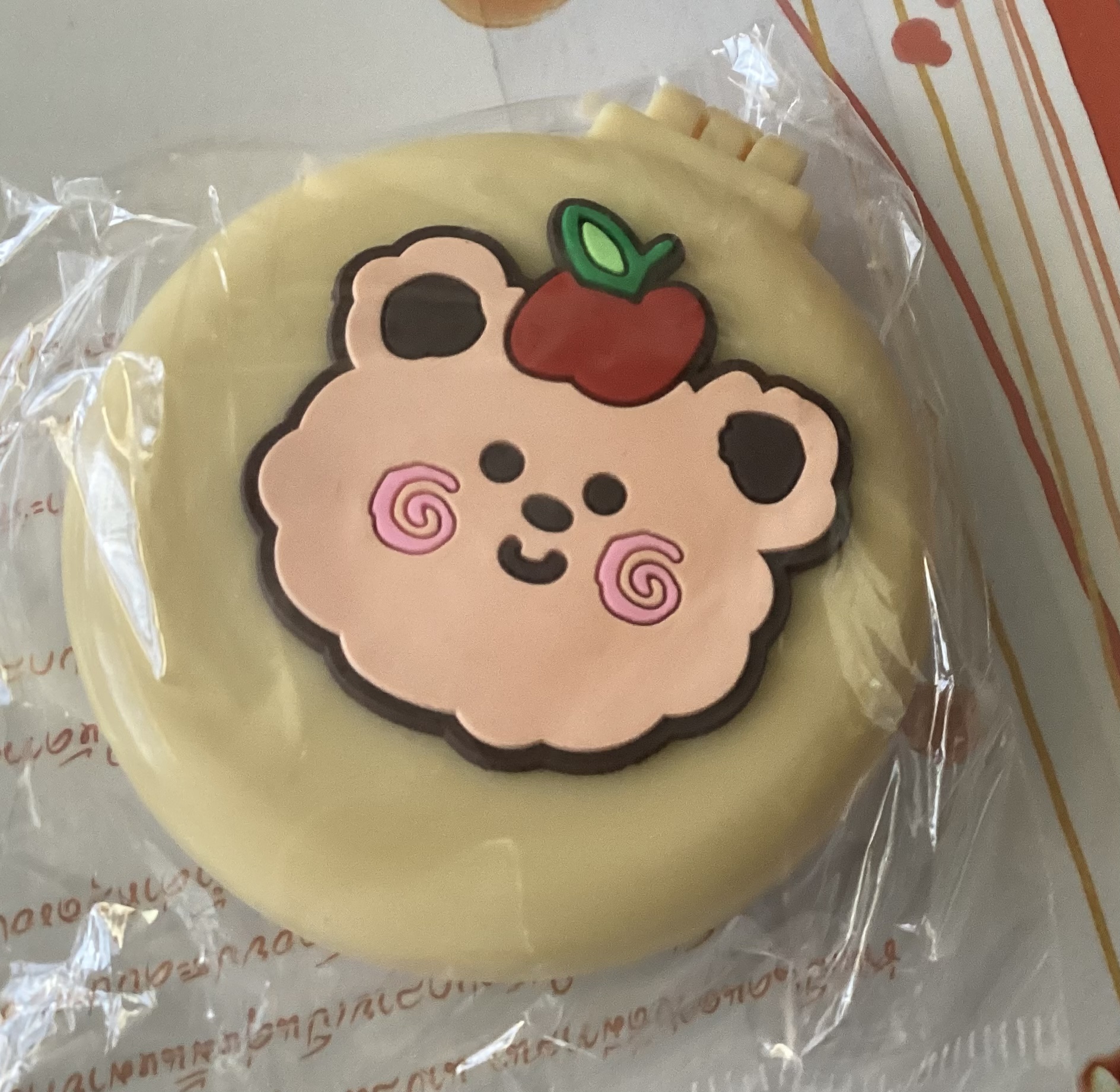 (สินค้าสำหรับเพิ่มยอดให้ถึงขั้นต่ำ) แปรงหวีผมกระจกพับพกพา ตกแต่งลวดลาย ราคา 20