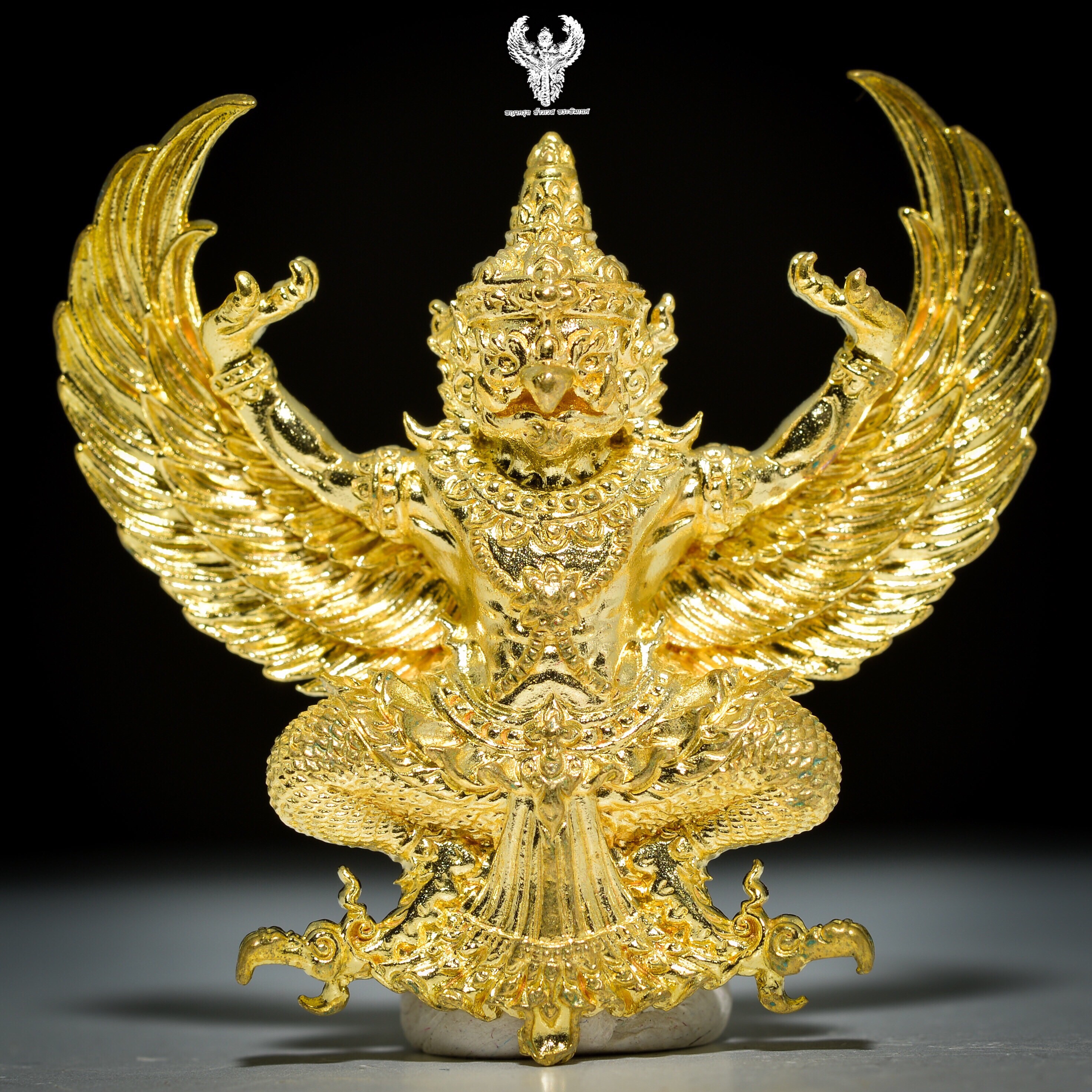 พญาครุฑ รุ่นรวยมหาเศรษฐี หลวงปู่สอ ขันติโก นครพนม เนื้อทองนพคุณ
